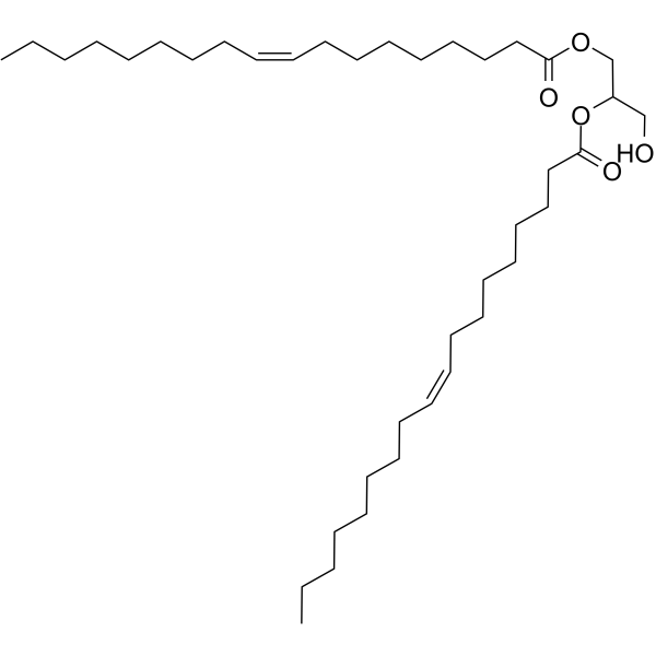 (±)-1,2-Diolein Structure