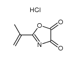 2-isopropenyloxazoline-4,5-dione hydrochloride Structure