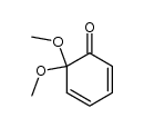 6,6-dimethoxycyclohexa-2,4-dienone Structure