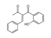 2-benzylidene-1-(2-hydroxyphenyl)butane-1,3-dione Structure