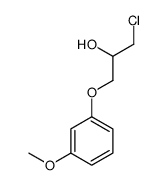 1-chloro-3-(3-methoxyphenoxy)propan-2-ol结构式