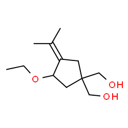 1,1-Cyclopentanedimethanol,3-ethoxy-4-(1-methylethylidene)-(9CI) Structure