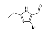 4-bromo-2-ethyl-1H-imidazole-5-carbaldehyde Structure