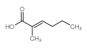 2-甲基-2-己烯酸结构式