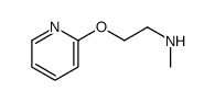 N-METHYL-2-(PYRIDIN-2-YLOXY)ETHANAMINE Structure