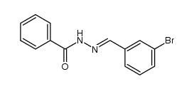 N'-(3-bromobenzylidene)benzohydrazide Structure