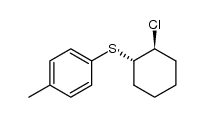trans-1-chloro-2-(p-tolylsulfenyl)cyclohexane结构式