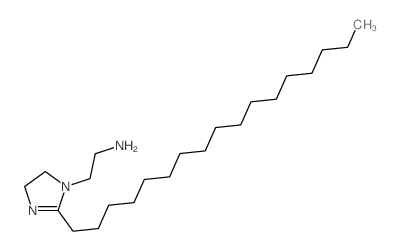 1H-Imidazole-1-ethanamine,2-heptadecyl-4,5-dihydro- Structure