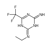 2-N-ethyl-6-(trifluoromethyl)-1,3,5-triazine-2,4-diamine结构式