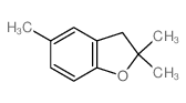 Benzofuran,2,3-dihydro-2,2,5-trimethyl- structure