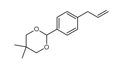 2-(4-allylphenyl)-5,5-dimethyl-1,3-dioxane结构式