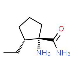 Cyclopentanecarboxamide, 1-amino-2-ethyl-, (1S,2R)- (9CI) structure