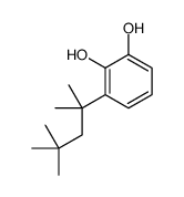 3-(2,4,4-trimethylpentan-2-yl)benzene-1,2-diol结构式