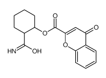 (2-carbamoylcyclohexyl) 4-oxochromene-2-carboxylate Structure