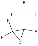 2,2,3-trifluoro-3-(trifluoromethyl)-aziridine结构式