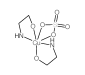 copper; 2-hydroxyethylazanide; sulfuric acid Structure