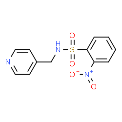 2-nitro-N-(pyridin-4-ylmethyl)benzenesulfonamide Structure