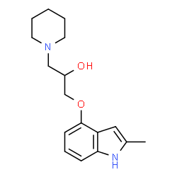 1-(2-METHYL-1H-INDOL-4-YLOXY)-3-PIPERIDIN-1-YL-PROPAN-2-OL picture
