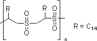 Poly(1-tetradecene-sulfone) structure