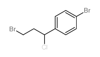 1-溴-4-(3-溴-1-氯丙基)苯结构式