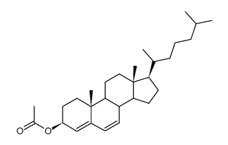 Cholesta-4,6-diene-3β-ol acetate结构式