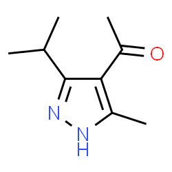 Ethanone, 1-[3-methyl-5-(1-methylethyl)-1H-pyrazol-4-yl]- (9CI)结构式