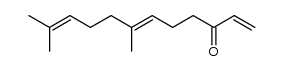 dimethyl-7,11 dodecatriene-1,6,10 one-3结构式