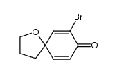 7-bromo-1-oxaspiro[4.5]deca-6,9-dien-8-one结构式