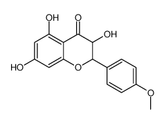 3,5,7-trihydroxy-2-(4-methoxyphenyl)-2,3-dihydrochromen-4-one Structure