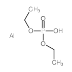 Phosphoric acid,diethyl ester, aluminum salt (3:1) structure