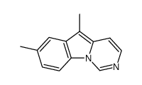 5,7-Dimethylpyrimido[1,6-a]indole结构式