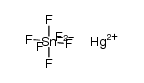 mercury (II) hexafluoro stannate (IV) Structure