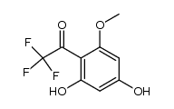 2,2,2-trifluoro-1-(2,4-dihydroxy-6-methoxy-phenyl)-ethanone Structure