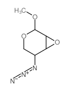 Ribopyranoside, methyl2,3-anhydro-4-azido-4-deoxy-, a-D- (8CI)结构式