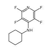 cyclohexyl-(tetrafluoro-pyridin-4-yl)-amine结构式