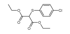 diethyl (p-chlorophenylthio)malonate结构式