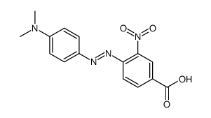 4-[[4-(dimethylamino)phenyl]diazenyl]-3-nitrobenzoic acid Structure