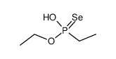 ethyl-phosphonoselenoic acid O-ethyl ester Structure