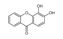 3,4-dihydroxyxanthone结构式