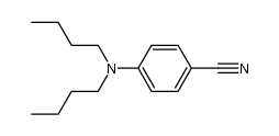 4-(dibutylamino)benzonitrile结构式