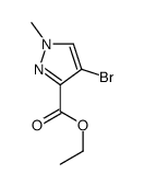 Ethyl 4-bromo-1-methyl-1H-pyrazole-3-carboxylate structure
