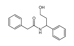 3-[N-(phenylacetyl)amino]-3-phenyl-1-propanol结构式