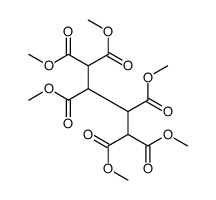 hexamethyl butane-1,1,2,3,4,4-hexacarboxylate Structure