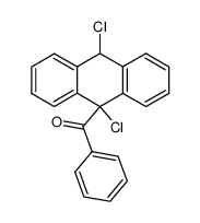 (9,10-dichloro-9,10-dihydro-[9]anthryl)-phenyl ketone Structure