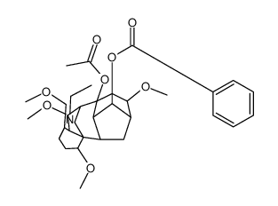 13,15-Dideoxyaconitine Structure