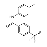 N-(4-methylphenyl)-4-(trifluoromethyl)benzamide Structure