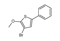 3-bromo-2-methoxy-5-phenylthiophene结构式