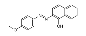 2-(4-Methoxy-phenylazo)-[1]naphthol结构式