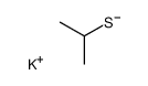 potassium isopropanethiolate Structure