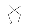 3,3-dimethylthiolane Structure